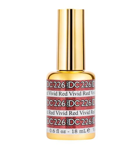 DND DC Mermaid Gel Nail Polish 226 Vivid Red