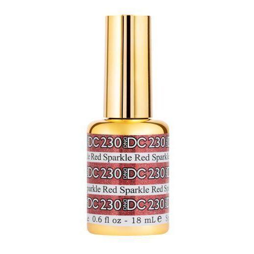 DND DC Mermaid Gel Nail Polish 230 Sparkle Red