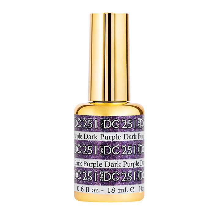DND DC Mermaid Gel Nail Polish 251 Dark Purple