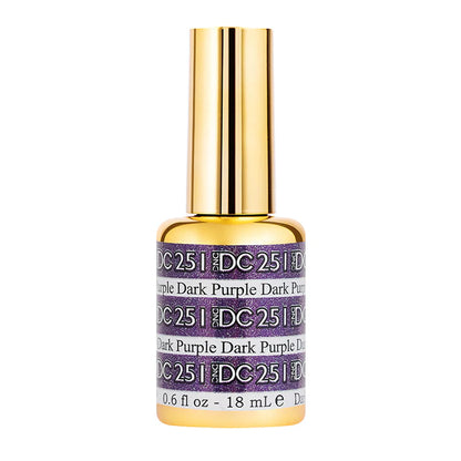 DND DC Mermaid Gel Nail Polish 251 Dark Purple