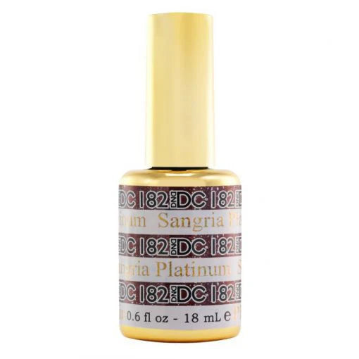 DND DC Platinum Gel Nail Polish 182  Sangria