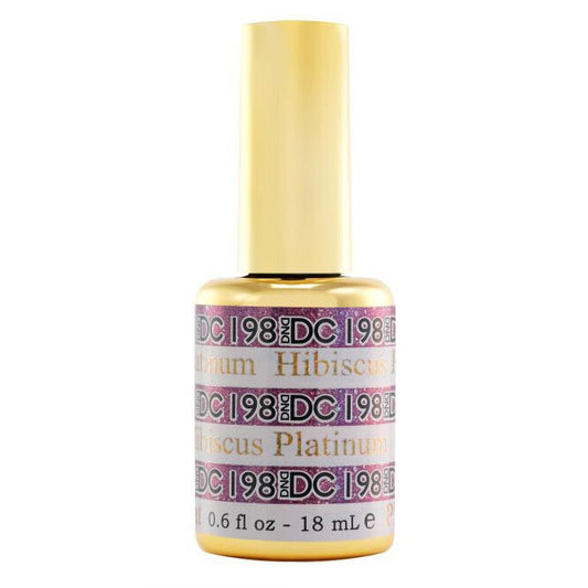 DND DC Platinum Gel Nail Polish 198 Hibiscus Platinum