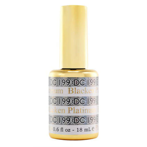 DND DC Platinum Gel Nail Polish 199 Blacken
