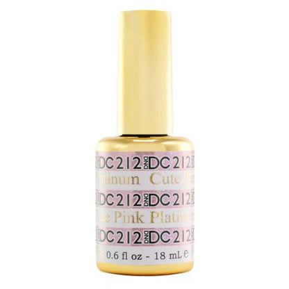 DND DC Platinum Gel Nail Polish 212 Cute Pink