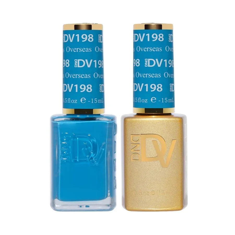 DND DIVA Duo Gel and Lacquer Nail Polish 198 Overseas