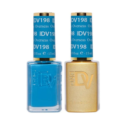 DND DIVA Duo Gel and Lacquer Nail Polish 198 Overseas
