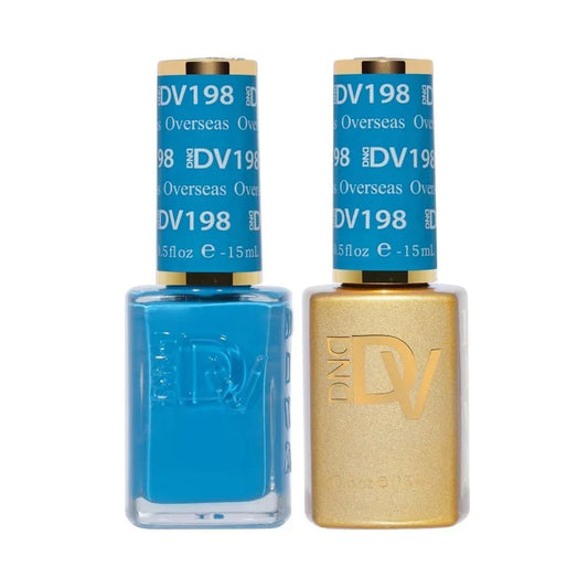 DND DIVA Duo Gel and Lacquer Nail Polish 198 Overseas