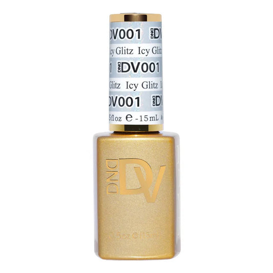 DND DIVA Gel Nail Polish 001 Icy Glitz
