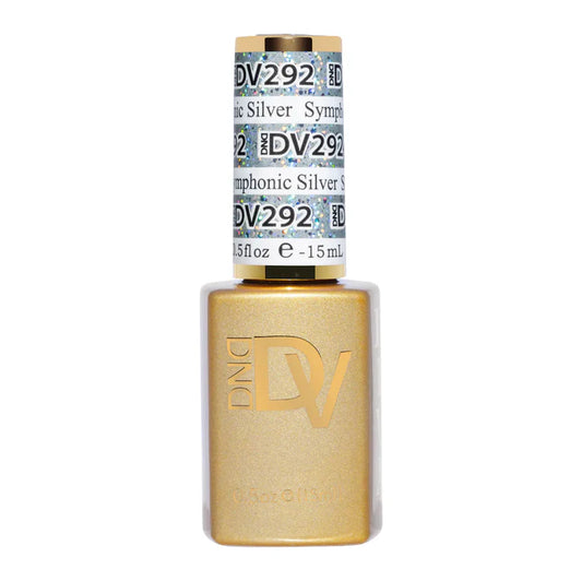 DND DIVA Gel Nail Polish 292 Symphonic Silver