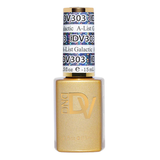 DND DIVA Gel Nail Polish 303 A-List Galactic