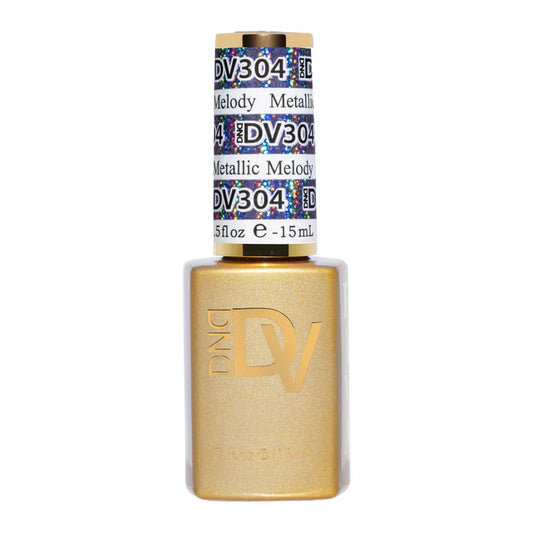 DND DIVA Gel Nail Polish 304 Metallic Melody