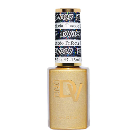 DND DIVA Gel Nail Polish 327 Tuxedo Trifecta