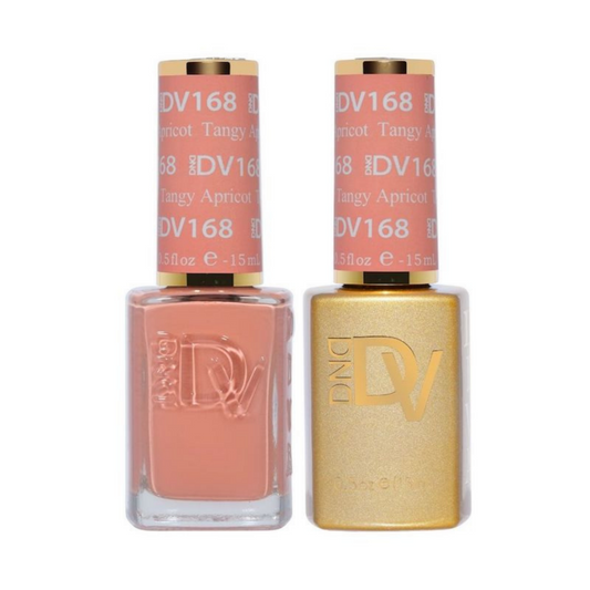 DND DIVA Gel and Lacquer Duo 168 Tangy Apricot