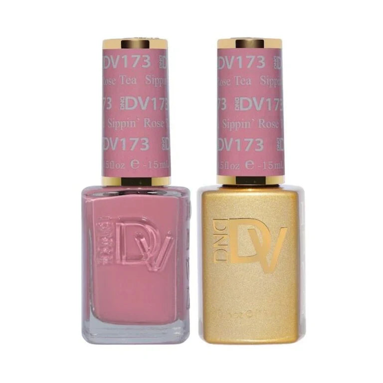 DND DIVA Gel and Lacquer Duo 173 Sippin' Rose Tea