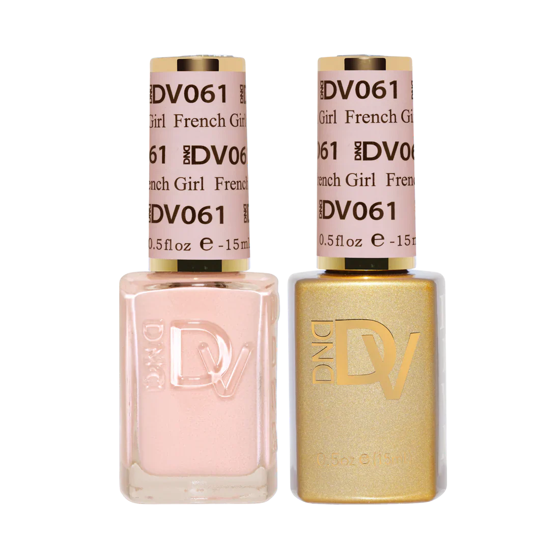 DND DIVA Gel and Lacquer Nail Polish Duo 061 French Girl