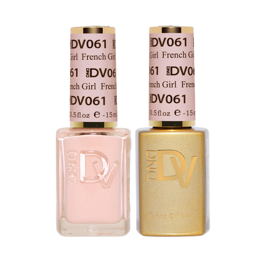 DND DIVA Gel and Lacquer Nail Polish Duo 061 French Girl