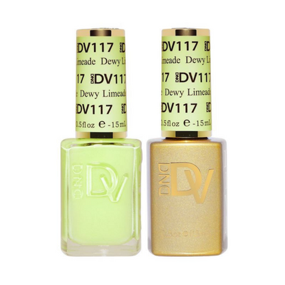 DND DIVA Gel and Lacquer Nail Polish Duo 117 Dewy Limeade