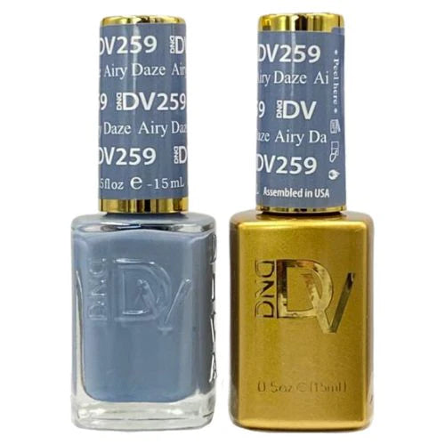 DND DIVA Gel and Lacquer Nail Polish Duo 259 Airy Daze