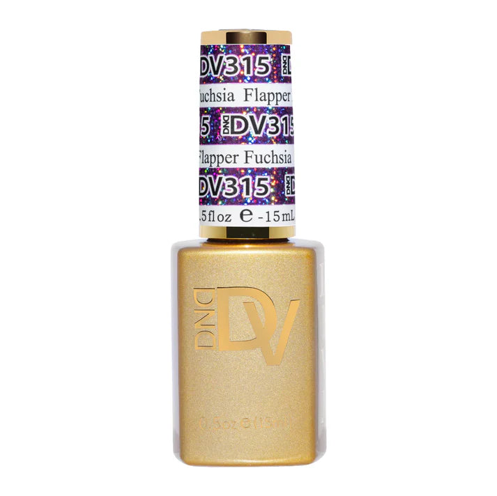 DND DIVA Platinum Gel Nail Polish 315 Flapper Fuchsia