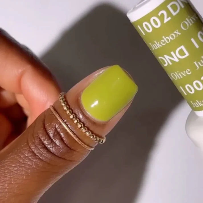 DND Gel Nail Polish 1002 Jukebox Olive