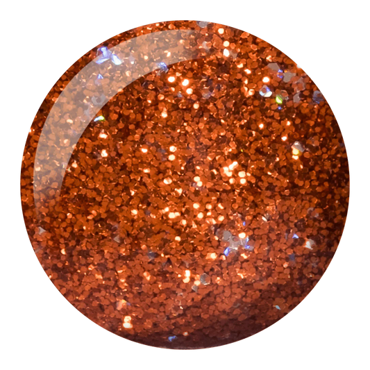 DND Gel Nail Polish 412 Golden Orange Star