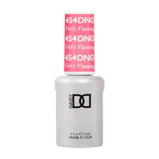 DND Gel Nail Polish 454 Fiery Flamingo
