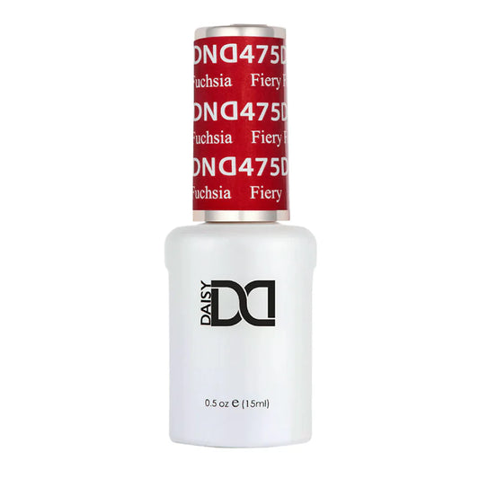 DND Gel Nail Polish 475 Fiery Fuchsia
