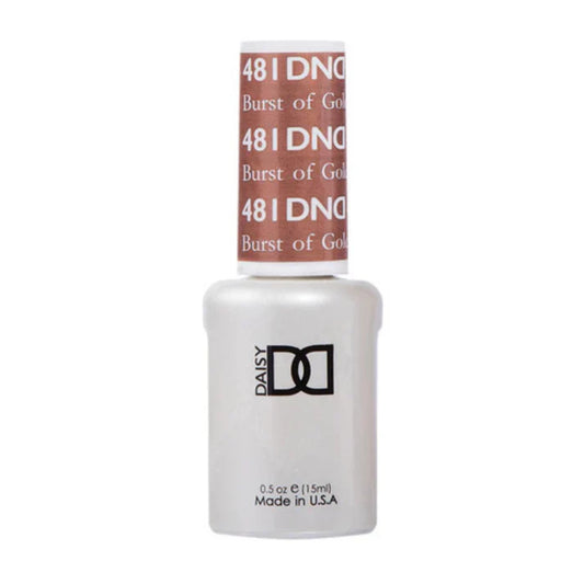 DND Gel Nail Polish 481 Burst of Gold