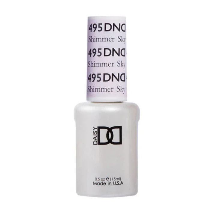 DND Gel Nail Polish 495 Shimmer Sky