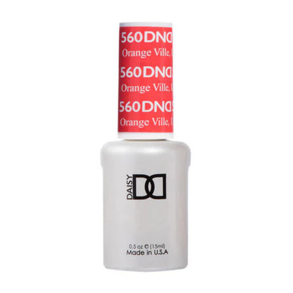 DND Gel Nail Polish 560 Orange Ville