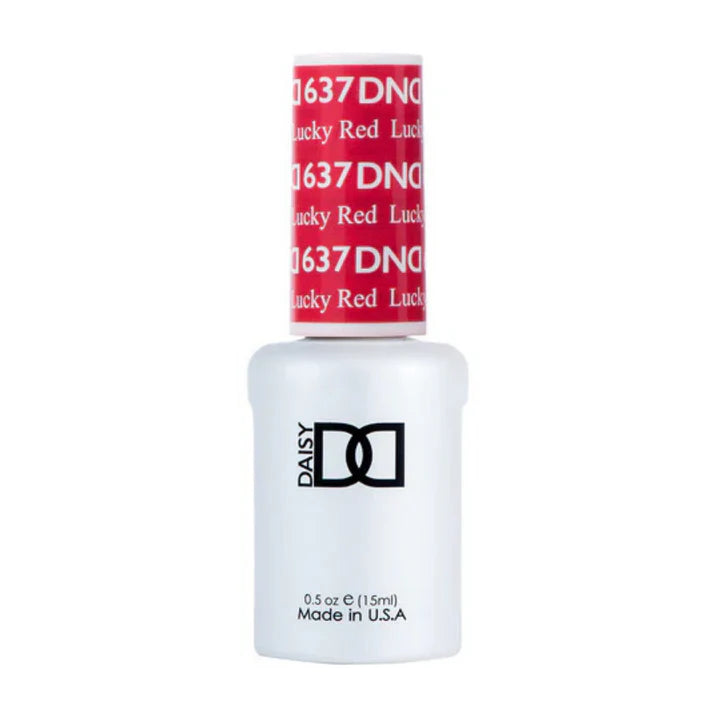 DND Gel Nail Polish 637 Lucky Red