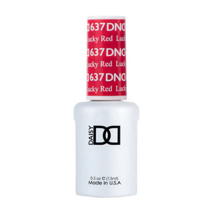 DND Gel Nail Polish 637 Lucky Red