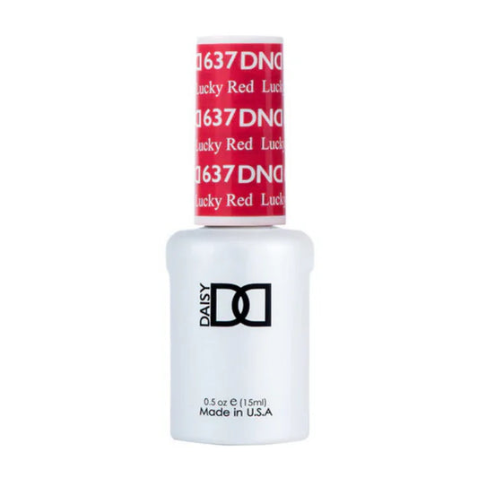 DND Gel Nail Polish 637 Lucky Red