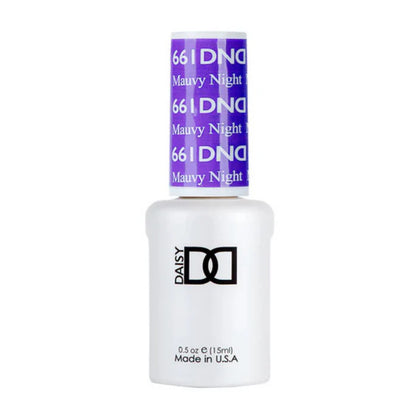 DND Gel Nail Polish 661 Mauvy Night