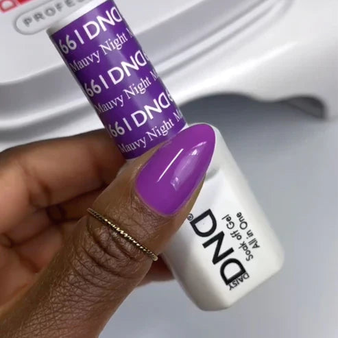 DND Gel Nail Polish 661 Mauvy Night