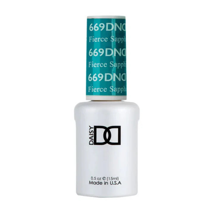 DND Gel Nail Polish 669 Fierce Sapphire