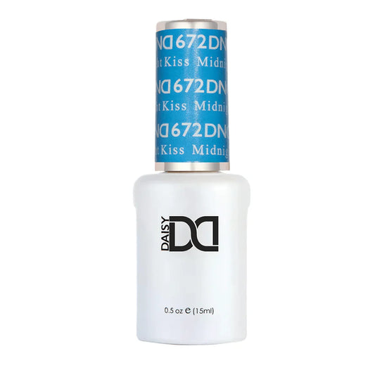 DND Gel Nail Polish 672 Midnight Kiss