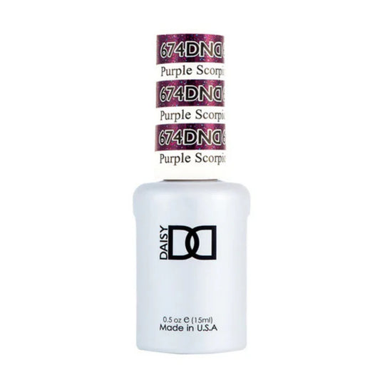 DND Gel Nail Polish 674 Purple Scorpio