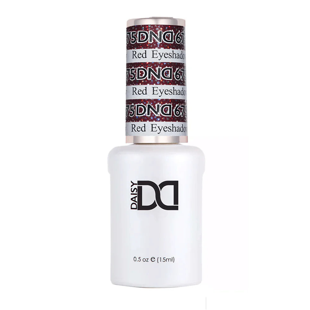 DND Gel Nail Polish 675 Red Eyeshadow