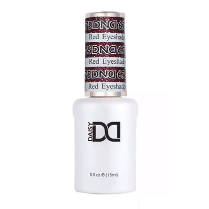 DND Gel Nail Polish 675 Red Eyeshadow