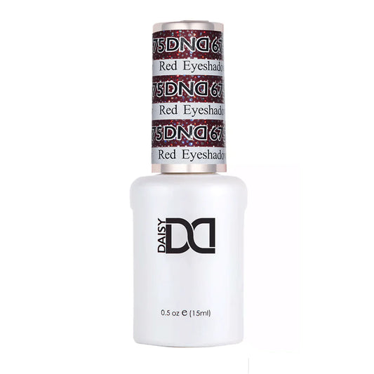 DND Gel Nail Polish 675 Red Eyeshadow