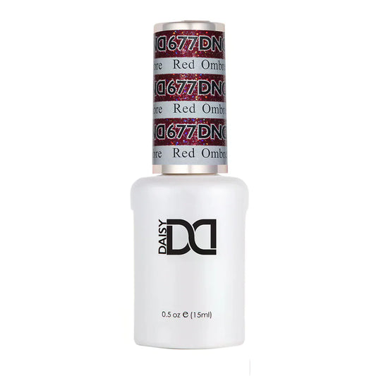 DND Gel Nail Polish 677 Red Ombre