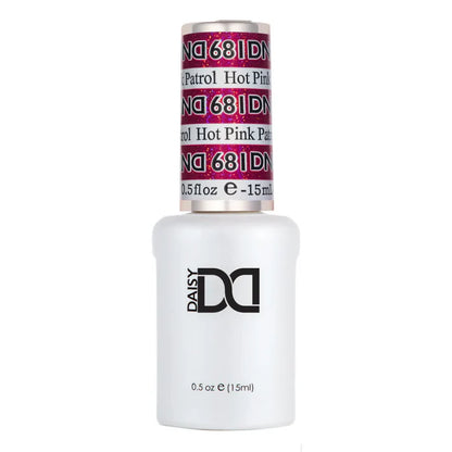 DND Gel Nail Polish 681 Hot Pink Patrol