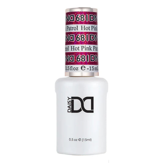 DND Gel Nail Polish 681 Hot Pink Patrol