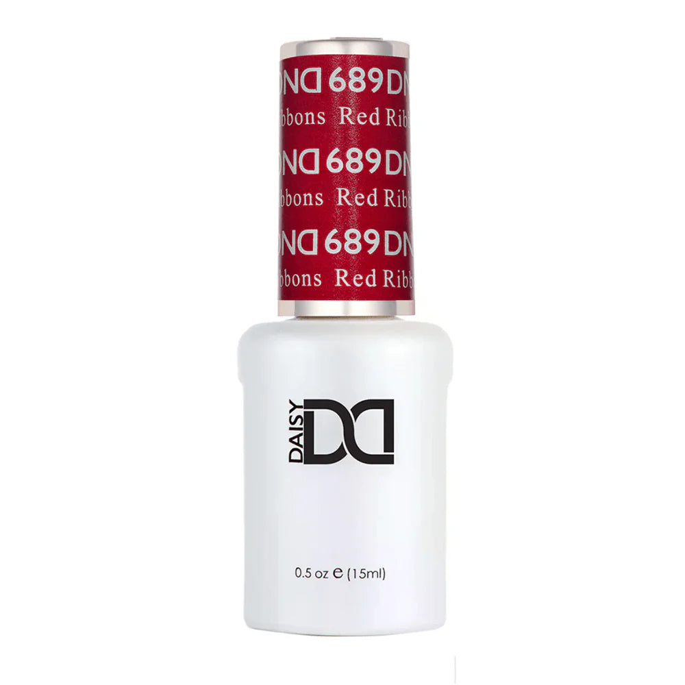 DND Gel Nail Polish 689 Red Ribbons
