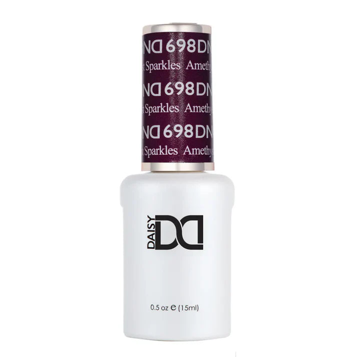 DND Gel Nail Polish 698 Amethyst Sparkles