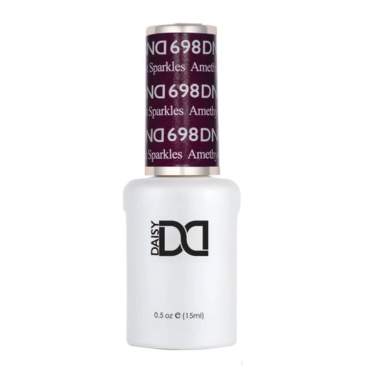 DND Gel Nail Polish 698 Amethyst Sparkles
