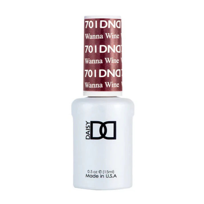 DND Gel Nail Polish 701 Wanna Wine