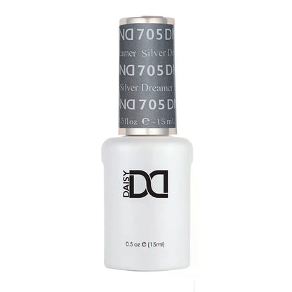 DND Gel Nail Polish 705 Silver Dreamer
