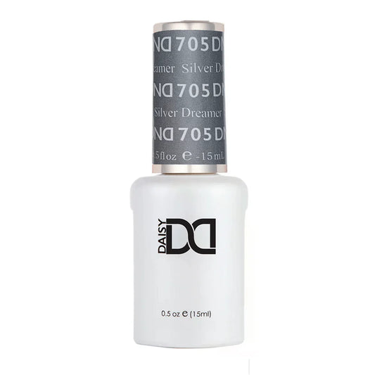 DND Gel Nail Polish 705 Silver Dreamer